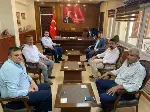 Başkan ve Belediye Meclis Üyelerinden Kaymakam'a Ziyaret