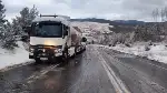 Taraklı –Geyve karayolunda kar ile mücadele aralıksız sürüyor