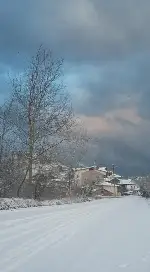 Taraklı'ya Beklenen Kar Geldi