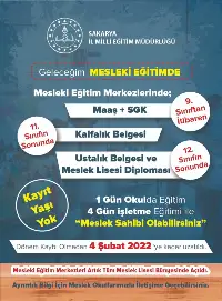 Geleceğim Mesleki Eğitimde