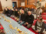 Tarihi camide sabah namazı buluşması