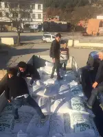 21 Ton Gübre Dağıtıldı