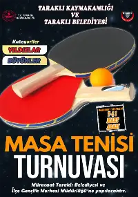 Masa Tenisi Turnuvası Düzenleniyor
