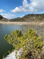 Kayaboğazı Gölet’i Kar ve Yağmur Yağışlarıyla Su Tutmaya başladı.