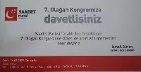 SP TARAKLI TEŞKİLATI 7.OLAĞAN KONGRESİNİ YAPACAK