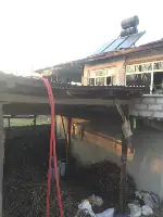 2 Katlı Binada çıkan Yangın İtfaiyenin Zamanında Müdahalesiyle söndürüldü