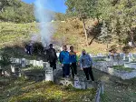 TARAKLI MEZARLIĞINDA BAYRAM TEMİZLİĞİ
