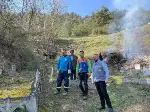 TARAKLI MEZARLIĞINDA BAYRAM TEMİZLİĞİ