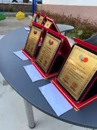 Masa tenisi şampiyonlarına ödülleri verildi