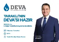 DEVA Taraklı İlçe Başkanı’ndan Kongreye davet!