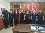İlçe Jandarma Komutanından Kaymakam ve Belediye Başkanına ziyaret