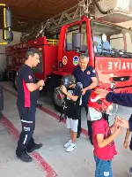 Yusufbey Mahallesi Yaz Kuran Kursu Öğrencilerinden İtfaiye Ziyareti