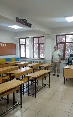 İLÇE MİLLİ EĞİTİM MÜDÜRÜ SERKAN KORKMAZ ONARIM GÖREN OKULLARI GEZDİ