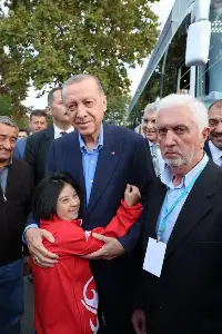 Cumhurbaşkanı Erdoğan İle görüştü