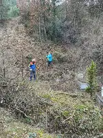 Merkez mezarlığında temizlik çalışmaları