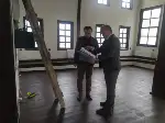 KAYMAKAM HACIİSMAİLOĞLU TADİLATTAN GEÇEN ÖĞRETMEN EVİNDE İNCELEMELERDE BULUNDU