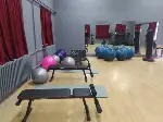 Kaymakam Hacıismailoğlu ve İlçe Milli Eğitim Müdürü Korkmaz spor salonunu inceledi.