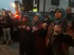 Umreciler dualarla uğurlandı