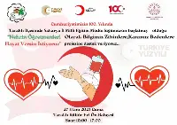 Cumhuriyetimizin 100. Yılında Taraklı’da Kan Bağışı Etkinliği