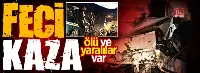 TRAFİK KAZASI: 2 Ölü 3 Yaralı