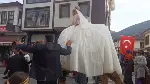 Taraklı ilçesinde deve sırtında gelin gezdirdiler