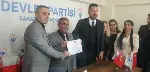 Devlet Partisi Sakarya'da Şubesini Açtı.İl Başkan yardımcısı Metin Tabak Oldu.