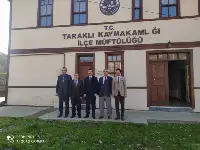 KAYMAKAM BURAK SERTTAŞ’TAN MÜFTÜ İHSAN KURT’A ZİYARET
