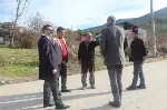 Kaymakam camii inşatında incelemelerde bulundu