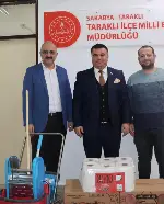 Okullara hijyen desteği malzemeleri dağıtıldı