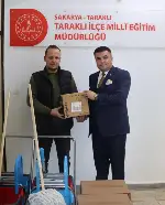 Okullara hijyen desteği malzemeleri dağıtıldı