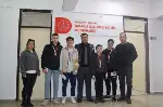 TARAKLI İLÇE MİLLİ EĞİTİM MÜDÜRÜ REMZİ YETKİN OKUL SPORLARI GENÇ ERKEKLER MASA TENİSİ TAKIMINI ÖDÜLLENDİRDİ: