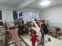 Taraklı Kaymakamı Halis Hacıismailoğlu ve eşi Halk Eğitim Merkezi Bez Dokuma Kursunu Ziyaret Etti