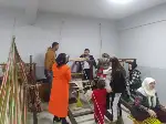 Taraklı Kaymakamı Halis Hacıismailoğlu ve eşi Halk Eğitim Merkezi Bez Dokuma Kursunu Ziyaret Etti