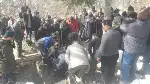Anne ve üç kızı son yolculuğuna uğurlandı