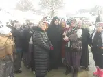 Anne ve üç kızı son yolculuğuna uğurlandı