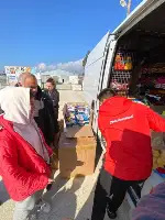 Gönüllü gençlerimiz Deprem bölgesinde çocukların gönüllerine dokundular