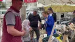 İYİ Parti Sakarya Milletvekili adayı Arzu Akçalışkan Taraklı’da pazar esnafını ziyaret etti