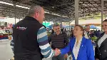 İYİ Parti Sakarya Milletvekili adayı Arzu Akçalışkan Taraklı’da pazar esnafını ziyaret etti
