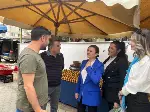 İYİ Parti Sakarya Milletvekili adayı Arzu Akçalışkan Taraklı’da pazar esnafını ziyaret etti