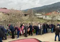 Uğurlu Mahallesi’n de yemeklerin ikram edildiği bayramlaşma geleneği sürüyor