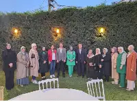 Düğüne katıldılar