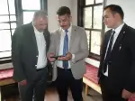 Sakarya Valisi Çetin Oktay Kaldırım, Taraklı'da incelemeler yaptı.