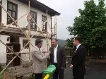 Sakarya Valisi Çetin Oktay Kaldırım, Taraklı'da incelemeler yaptı.