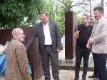 Sakarya Valisi Çetin Oktay Kaldırım, Taraklı'da incelemeler yaptı.