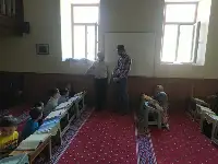 Taraklı Müftü vekili Tanju Reis, yaz Kur'an kurslarını ziyaret etti