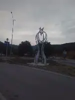Termal Kavşağına Ay-Yıldız sembolü