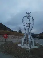 Termal Kavşağına Ay-Yıldız sembolü