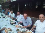 Kaymakam Halis Hacıismailoğlu’na veda yemeği