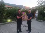 Kaymakam Halis Hacıismailoğlu’na veda yemeği