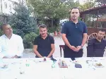 Kaymakam Halis Hacıismailoğlu’na veda yemeği